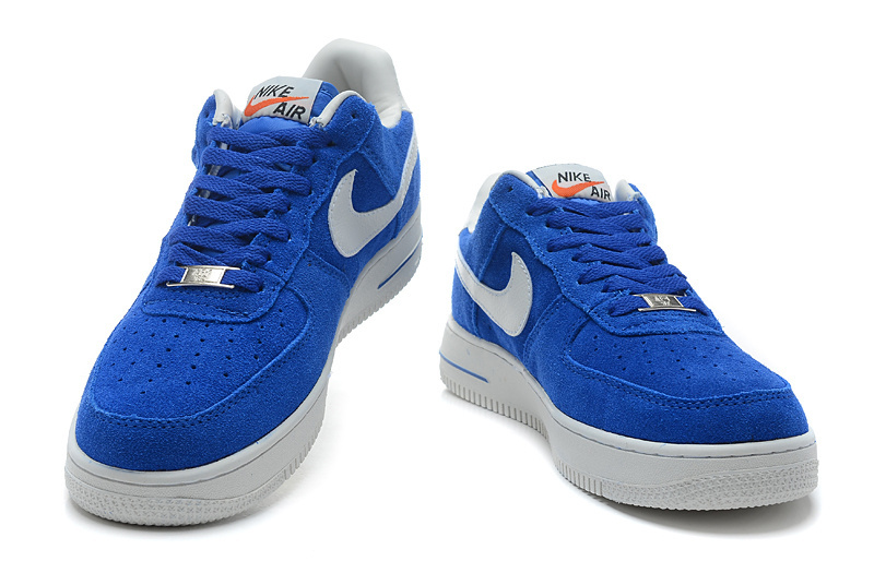 Nike Air Force 1 Low Super soft suede Blazer Blue Sneaker
